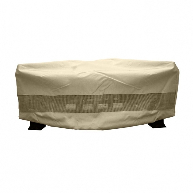 Picture of Hearth Garden 380g Polyester Square Patio Fire Pit Cover With Fire Pit Covers Square