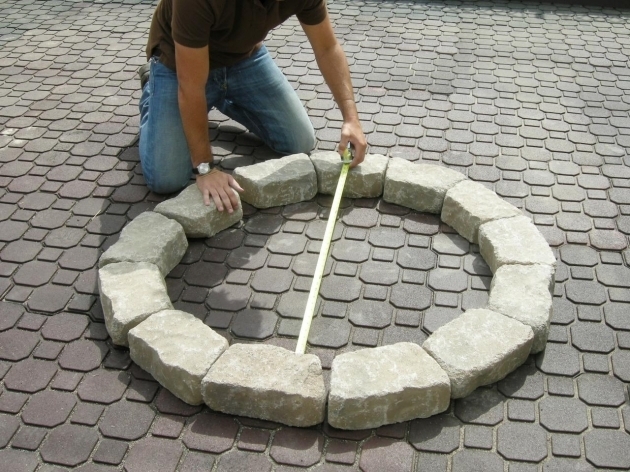 Picture of How To Make A Backyard Fire Pit Hgtv Building A Fire Pit With Pavers