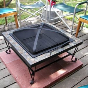 Firepit On Wood Deck