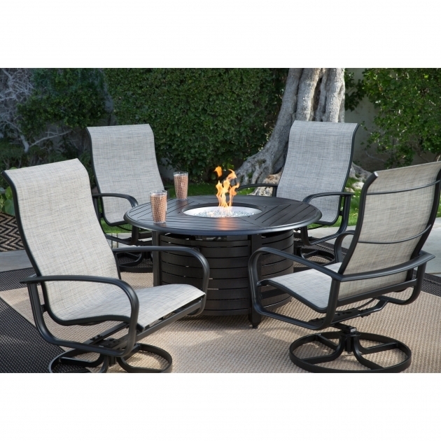 Remarkable Belham Living Winston Savoy Aluminum Sling Fire Pit Chat Set Fire Pit Chat Sets