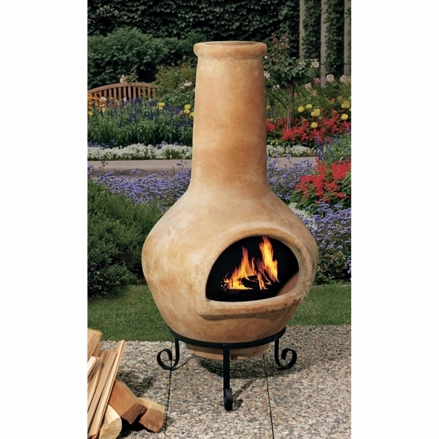 Stunning Garden Treasures Mexican Chiminea Fire Pit Garden Landscape Clay Chiminea Fire Pit