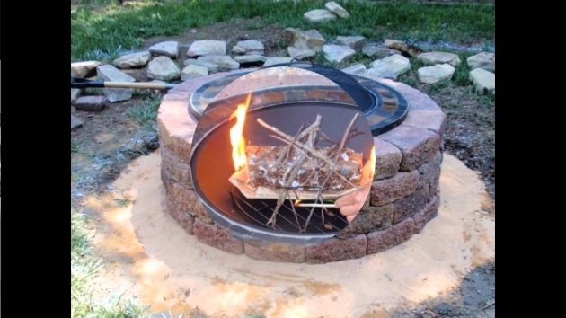 Stylish Diy Outdoor Brick Fire Pit Kits Design With Grill In The Backyard Homemade Fire Pit Grill