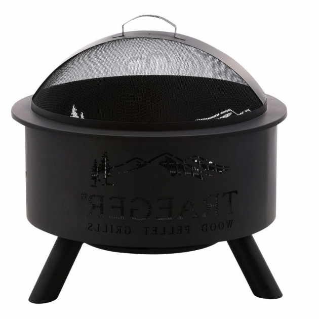 Stylish Traeger 275 In Steel Outdoor Fire Pit Ofp001 The Home Depot Traeger Fire Pit