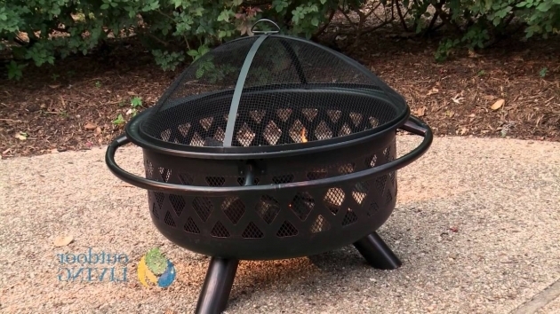 Stylish Uniflame Aged Lattice Fire Pit Youtube Fire Pit Ranch