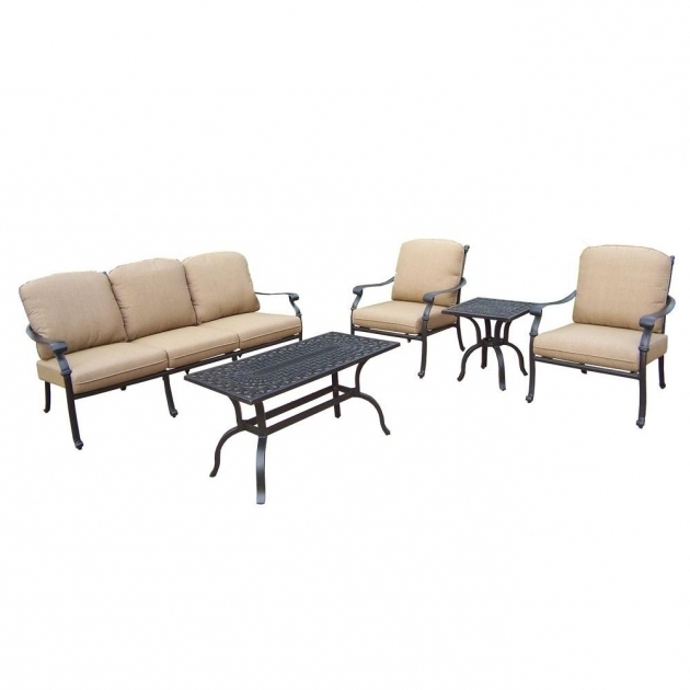 Wonderful Hampton Bay Niles Park 5 Piece Gas Fire Pit Patio Seating Set With Niles Park 5pc Gas Firepit Seating