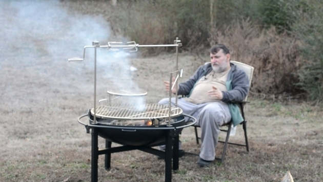 Wonderful Rancher Fire Pit Charcoal Grill Youtube Cowboy 31 In. Charcoal Grill And Fire Pit
