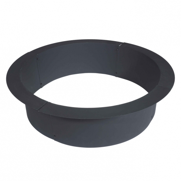 Wonderful Titan 38 Diameter Steel Fire Pit Liner Ring Heavy Duty Diy In Steel Fire Pit Liner