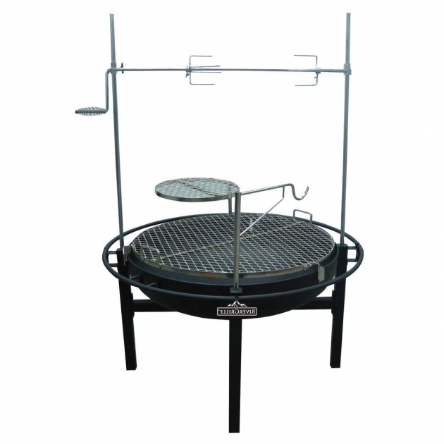 Awesome Rivergrille Cowboy 31 In Charcoal Grill And Fire Pit Gr1038 Cowboy Cooker Fire Pit