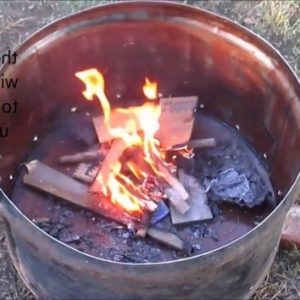 55 Gallon Drum Fire Pit