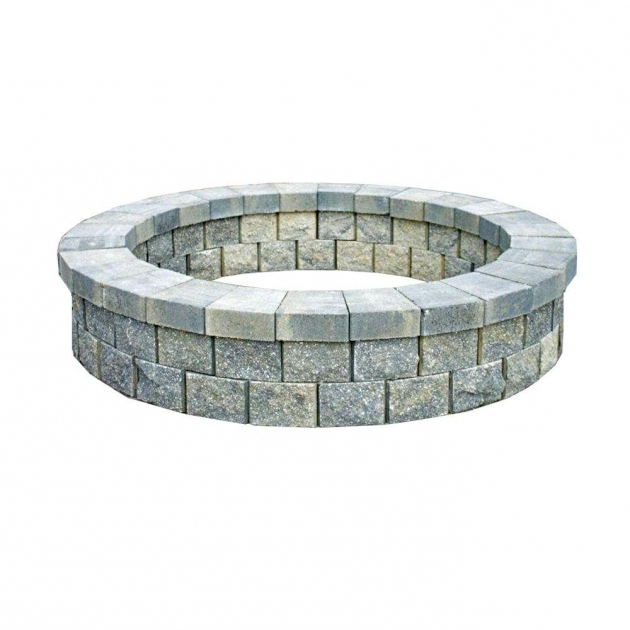 Best Titan Block 81 In Round Fire Pit Kit In Quarry Ridge 102808 The Fire Pit Ring Home Depot