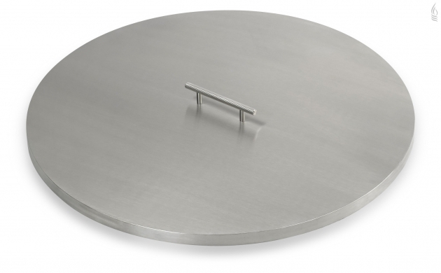 Fantastic American Fireglass Cv Rsp Stainless Steel Round Drop In Pan Covers Metal Fire Pit Covers
