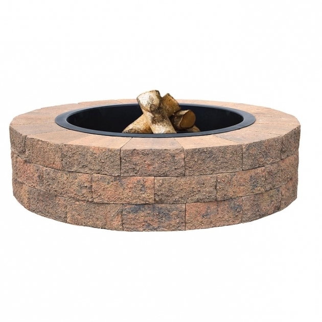 Fantastic Fire Pit Kits Hardscapes The Home Depot Fire Pit Kits At Home Depot