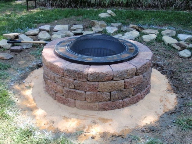 Gorgeous How To Build A Backyard Fire Pit Diy Tips National Home Garden How To Make Your Own Fire Pit