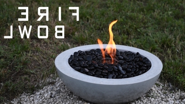 Image of How To Make A Concrete Fire Bowl Gel Fuel Youtube Concrete Fire Pit Bowl