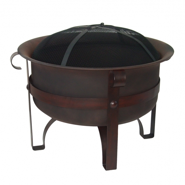 Image of Red Ember Brockton Steel Cauldron Fire Pit With Free Cover Hayneedle Fire Pits At Menards
