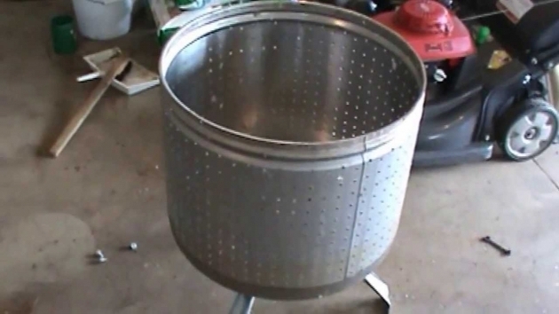 Image of Washer Drum Fire Pit Youtube Washer Drum Fire Pit For Sale