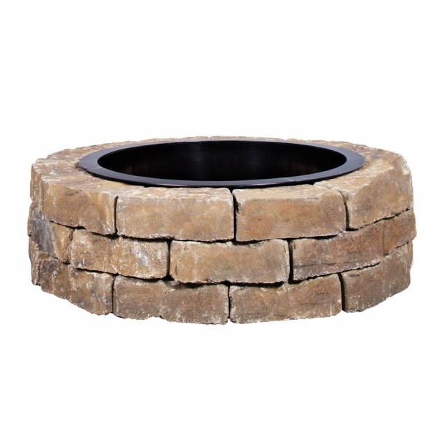 Picture of Shop 435 In W X 435 In L Ashland Concrete Firepit Kit At Lowes Fire Pit At Lowes