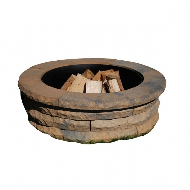 Picture of Wood Fire Pits Outdoor Heating The Home Depot Fire Pit Kits At Home Depot