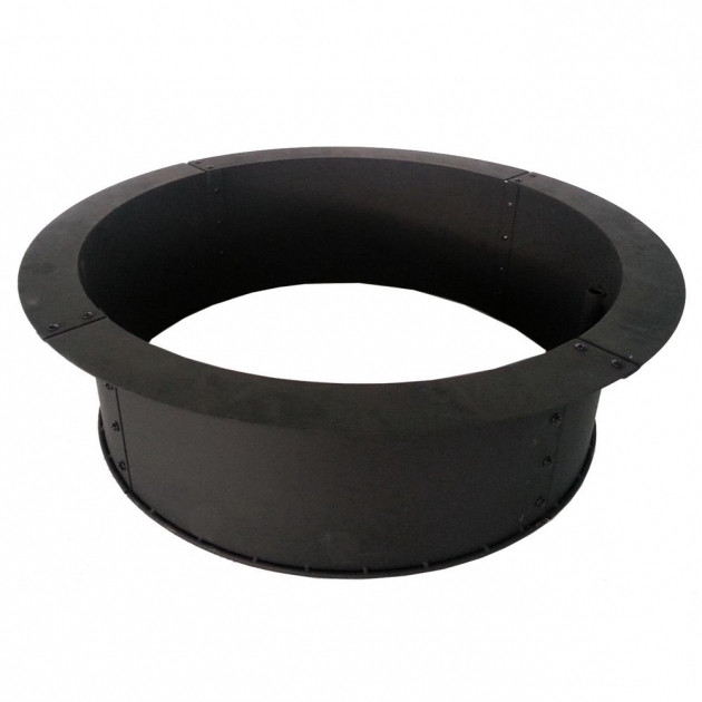 Remarkable Black Fire Pits Outdoor Heating The Home Depot Metal Ring For Fire Pit