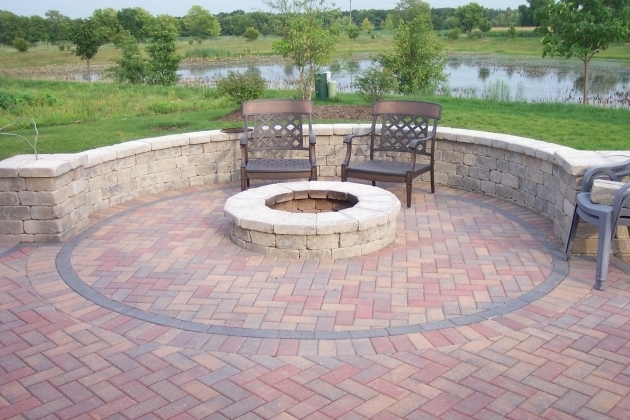 Remarkable Brick Backyard Fire Pit Designs Design And Ideas Fire Bricks For Fire Pit