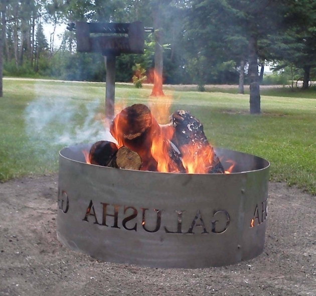 Remarkable Custom Fire Pit Rings Best Way Wood Heat Personalized Fire Pit