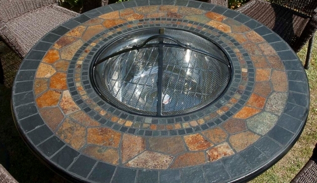 Remarkable Durango Round Mosaic Stone Garden Fire Pit Table 36199 Fire Pits Durango
