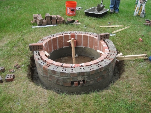 Remarkable Jemstaa The Fire Pit Project Day 2 Fire Bricks For Fire Pit