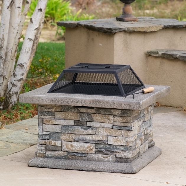 Remarkable Westfield Outdoor Natural Stone Fire Pit Walmart Purcell Concrete Wood Burning Fire Pit