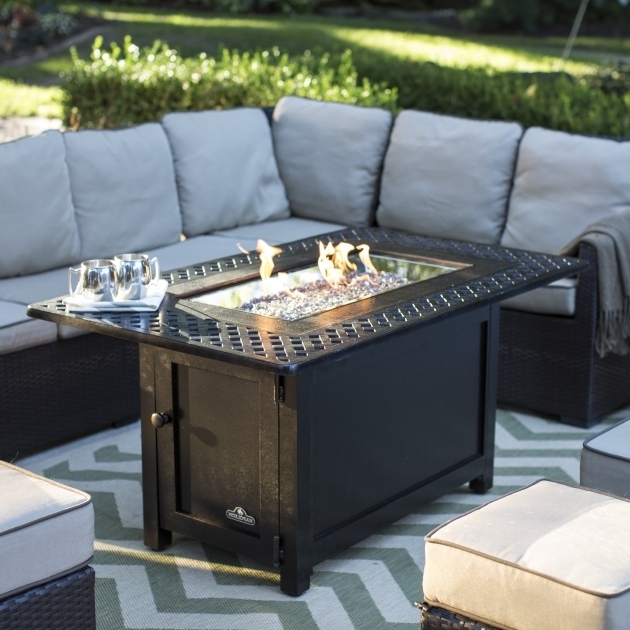 Stunning Napoleon Victorian Rectangle Patioflame Gas Fire Pit Table Hayneedle Rectangular Gas Fire Pit Table